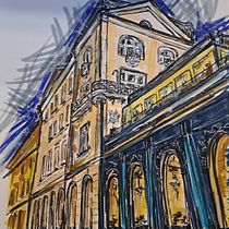 Mój projekt z kursu: Rysunek architektoniczny: kolor i artystyczna ekspresja. Sketching, Drawing, Architectural Illustration, Sketchbook & Ink Illustration project by Małgorzata - 01.03.2023