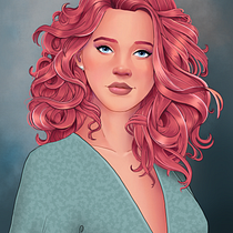 Mi proyecto del curso: Retrato de personajes femeninos con Procreate. Projekt z dziedziny Trad, c, jna ilustracja, Ilustracja c, frowa, R, sunek c i frow użytkownika Jose Miguel Martín Martín - 03.01.2023