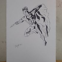 Mi proyecto del curso: Ilustración para cómics: anatomía de un superhéroe. Un progetto di Illustrazione tradizionale, Character design, Fumetto, Disegno a matita e Disegno anatomico di Ezequiel Ale - 02.01.2023