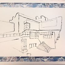 Mein Abschlussprojekt für den Kurs: Expressive Architekturskizzen mit Markern. Sketching, Drawing, Architectural Illustration, Sketchbook & Ink Illustration project by Dagmar Weber - 01.04.2023