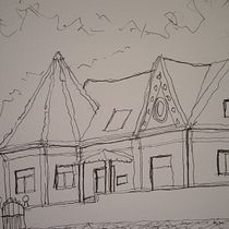 My project for course: Expressive Architectural Sketching with Colored Markers. Sketching, Drawing, Architectural Illustration, Sketchbook & Ink Illustration project by Harry Boltt - 01.04.2023