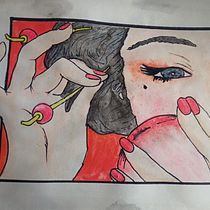 Mi proyecto del curso: Ilustración en acuarela con influencia japonesa. Traditional illustration, Drawing, and Watercolor Painting project by Sara Romero Bernal - 01.04.2023
