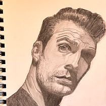My project for course: Artistic Portrait Drawing: Capture Authentic Expressions. Un projet de Illustration traditionnelle, Beaux Arts, Esquisse , Dessin au cra, on, Dessin, Dessin de portrait, Dessin réaliste, Dessin artistique , et Dessin anatomique de wsinggen - 31.12.2022