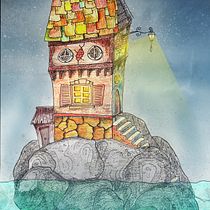 Haus am See. Sketching, Drawing, Digital Illustration, Architectural Illustration, and Narrative project by Tom De Bie - 01.03.2023