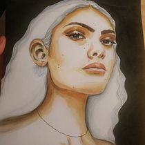 Mi proyecto del curso: Retrato en acuarela a partir de una fotografía. Traditional illustration, Watercolor Painting, and Portrait Drawing project by natalia_romerovec - 01.05.2023