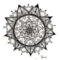 Mi proyecto del curso: El arte de dibujar mandalas: crea patrones geométricos. Drawing & Ink Illustration project by rossdecoart - 01.05.2023