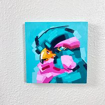 My project for course: Stylized Acrylic Painting: Explore Color and Shape. Painting, Acr, and lic Painting project by Alexander J Ramos Caraballo - 01.05.2023
