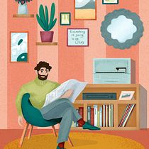 My project for course: Colorful Digital Illustration in Procreate. Un progetto di Illustrazione tradizionale, Disegno, Illustrazione digitale e Disegno digitale di d_khamtsova - 04.01.2023