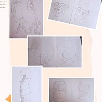 Mi proyecto del curso: Dibujo anatómico para principiantes Ein Projekt aus dem Bereich Bildende Künste, Skizzenentwurf, Bleistiftzeichnung, Zeichnung, Realistische Zeichnung und Anatomische Zeichnung von Brayan Pulido - 04.01.2023