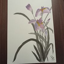 Il mio progetto del corso: Pittura Sumi-e colorata per illustrazioni floreali. Een project van Traditionele illustratie,  Beeldende kunst, Schilderij,  Botanische illustratie y  Illustratie met inkt van Rita Bogdan - 05.01.2023