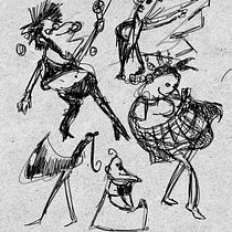 Meu projeto do curso: A arte de desenhar: transforme seus rabiscos em arte Ein Projekt aus dem Bereich Traditionelle Illustration, Bleistiftzeichnung, Zeichnung und Sketchbook von Beatriz Cristina Bacic - 05.01.2023
