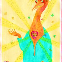 Mi proyecto del curso: Ilustración con acrílico: crea universos mágicos. Traditional illustration, Painting, Creativit, Acr, and lic Painting project by chiquitin - 01.06.2023