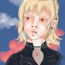 Meu projeto do curso: Retrato digital no Photoshop com um toque de fantasia. Traditional illustration, Drawing, Digital Illustration, Portrait Drawing, Digital Drawing, and Digital Painting project by Larissa Brito Garcia - 01.06.2023