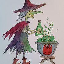 Mein Abschlussprojekt für den Kurs: Ausdrucksstarkes Character Design mit Aquarell und Tinte. Un progetto di Illustrazione tradizionale, Character design, Pittura, Bozzetti, Disegno, Pittura ad acquerello, Stor, telling, Disegno artistico, Illustrazione infantile e Narrativa di cl.uckermann - 06.01.2023
