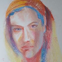 My project for course: Expressive Portrait Drawing with Soft Pastels. Traditional illustration, Fine Arts, Drawing, Portrait Drawing, and Artistic Drawing project by mavis_taylor - 01.06.2023