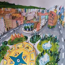 Mon projet du cours : Sketchbook de peintures à la gouache. Un projet de Illustration traditionnelle, Esquisse , Dessin, Illustration architecturale, Carnet de croquis , et Peinture gouache de domlyon - 06.01.2023