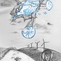 My project for course: Dreamlike Illustration: Draw Your Imagination. Traditional illustration, Drawing & Ink Illustration project by R G - 01.06.2023