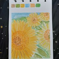 Meu projeto do curso: Criação de paletas de cores com aquarela. Traditional illustration, Fine Arts, Painting, Watercolor Painting, and Color Theor project by Alexia Rodrigues Ruiz - 01.06.2023