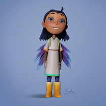 Mi proyecto del curso: Diseño de personajes 3D: del dibujo al modelado. Projekt z dziedziny Trad, c, jna ilustracja, 3D, Projektowanie postaci, Ilustracja c, frowa,  Modelowanie 3D, Projektowanie postaci 3D i  Projektowanie 3D użytkownika Panchi Traini - 06.01.2023