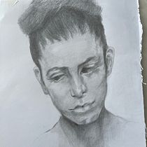 My project for course: Graphite Drawing Techniques for Planar Portraiture. Fine Arts, Sketching, Drawing, Portrait Drawing, Realistic Drawing, and Artistic Drawing project by Lynn Robinson - 01.07.2023
