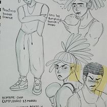 Mi proyecto del curso: Creación de personajes manga. Traditional illustration, Character Design, Comic, and Manga project by marabetancur.alvarez - 01.07.2023