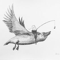 My project for course: Surrealistic Fineliner Illustration Ein Projekt aus dem Bereich Traditionelle Illustration, Bleistiftzeichnung, Zeichnung, Realistische Zeichnung, Artistische Zeichnung und Illustration mit Tinte von dprestoncine - 06.01.2023
