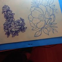 Mi proyecto del curso: Tatuaje para principiantes. Tattoo Design project by Aleja cherry Bomb - 01.07.2023