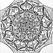 Il mio progetto del corso: L'arte del mandala: disegna motivi geometrici Ein Projekt aus dem Bereich Zeichnung und Illustration mit Tinte von Fabrizio - 07.01.2023