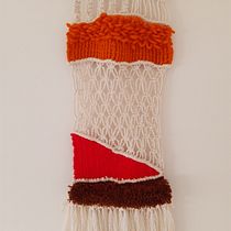 Meu projeto do curso: Introdução ao macraweave: Macraweave1. Interior Design, Macramé, Weaving, Textile Design, and DIY project by Fatima Zahler D'Avila - 01.07.2023