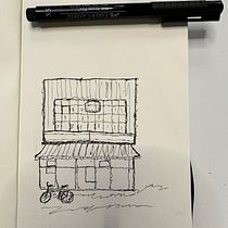 My project for course: Expressive Architectural Sketching with Colored Markers. Sketching, Drawing, Architectural Illustration, Sketchbook & Ink Illustration project by tamnghoang - 01.07.2023