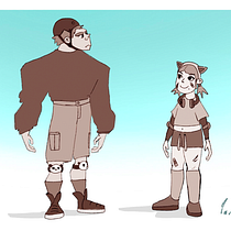 Mi proyecto del curso: Introducción al diseño de personajes para animación y videojuegos Ein Projekt aus dem Bereich Traditionelle Illustration, Animation, Design von Figuren, Videospiele und Design für Videospiele von Panchi Traini - 07.01.2023
