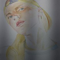 Meu projeto do curso:  Retratos expressivos em aquarela. Un progetto di Illustrazione tradizionale, Belle arti, Pittura, Pittura ad acquerello e Disegno di ritratti di Erika Bastos - 06.01.2023