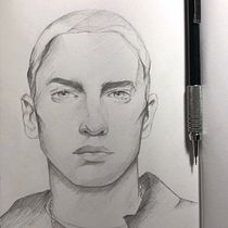 Meu projeto do curso: Sketchbook de retratos com lápis grafite. Sketching, Drawing, Portrait Drawing, and Sketchbook project by Leonardo - 01.05.2023