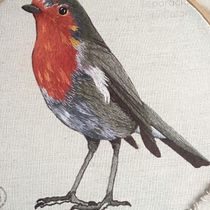 Meu projeto do curso: Pintar com linha: técnicas de ilustração têxtil. Ilustração tradicional, Bordado, e Design têxtil projeto de adriadny ribeiro - 08.01.2023
