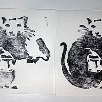 Mi proyecto del curso: Grabado contemporáneo en linóleo. Un progetto di Illustrazione tradizionale, Artigianato, Belle arti, Stampa e Illustrazione con inchiostro di laia_lazaro8209 - 08.01.2023