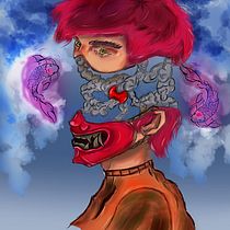 My project for course: Digital Fantasy Portraits with Photoshop. Traditional illustration, Drawing, Digital Illustration, Portrait Drawing, Digital Drawing, and Digital Painting project by Sherdil Amjad - 01.08.2023