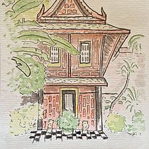 My project for course: Expressive Architectural Sketching with Colored Markers. Sketching, Drawing, Architectural Illustration, Sketchbook & Ink Illustration project by martin_s - 01.08.2023