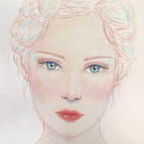 My project for course: Vibrant Portrait Drawing with Colored Pencils. Desenho, Desenho de retrato, Sketchbook, e Desenho com lápis de cor projeto de balbolka - 26.04.2023