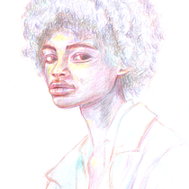 Mój projekt z kursu: Rysowanie ekspresyjnych portretów kredkami . Drawing, Portrait Drawing, Sketchbook, and Colored Pencil Drawing project by radomor - 01.08.2023