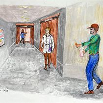 Final project: Basic Principles of Drawing People from Imagination. Traditional illustration, Fine Arts, Sketching, Pencil Drawing, Drawing, Artistic Drawing, Figure Drawing, and Realistic Drawing project by leebandy - 01.08.2023
