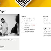 My Notion Page: Introduction to Notion for Creative Projects. Un proyecto de Desarrollo Web de Kasidis Satangmongkol - 04.01.2023