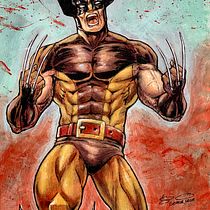 My project for course: Character Illustration with Acrylic. Traditional illustration, Character Design, Painting, Comic, Acr, and lic Painting project by georgevegaart - 01.09.2023