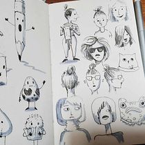 My project for course: The Art of Sketching: Transform Your Doodles into Art Ein Projekt aus dem Bereich Traditionelle Illustration, Bleistiftzeichnung, Zeichnung und Sketchbook von Yuliia Nesmeianova - 09.01.2023