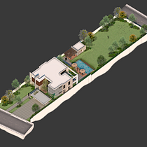 Mi proyecto del curso: Ilustración digital de proyectos arquitectónicos. Un proyecto de Arquitectura, Paisajismo, Ilustración digital, Arquitectura digital e Ilustración arquitectónica de Marcos Reynoso - 09.01.2023