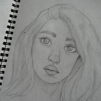 Mi proyecto del curso: Sketchbook de retrato: explora el rostro humano. Sketching, Drawing, Portrait Drawing, Artistic Drawing, and Sketchbook project by montoyagaby350 - 01.09.2023