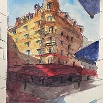 Mi proyecto del curso: Dibujo arquitectónico con acuarela y tinta. Esboçado, Desenho, Pintura em aquarela, Ilustração arquitetônica, Sketchbook e Ilustração com tinta projeto de robertofernandezriveiro - 09.01.2023