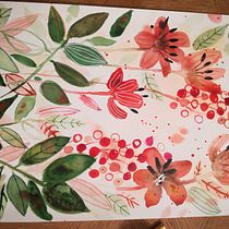 Mój projekt z kursu: Piękno akwarelowych kwiatów: poczuj więź z naturą. Ilustração tradicional, Pintura em aquarela e Ilustração botânica projeto de Zofia Owczarz - 09.01.2023
