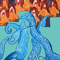 Barba Azul . Pencil Drawing, Drawing, Watercolor Painting, and Children's Illustration project by picaypala - 01.10.2023