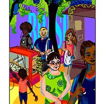 Meu projeto do curso: Ilustração de personagens expressivos. Traditional illustration, Character Design, Drawing, and Digital Illustration project by Maria Clara dos Santos Lima - 01.10.2023