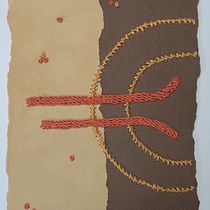 Mi proyecto del curso: Técnicas de bordado experimental sobre papel. Un progetto di Belle arti, Collage, Ricamo e Textile Design di José Luis Mercado Morales - 21.12.2022